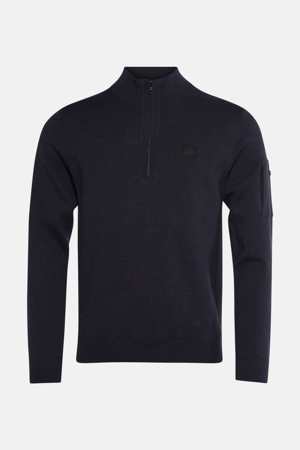 Pull met rolkraag - blauw