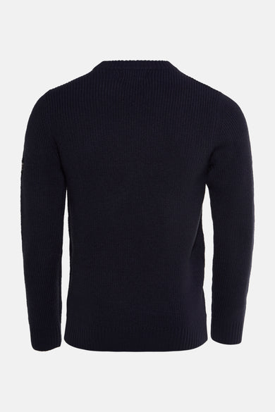 Pull col rond Bleu - Petrol Industries®