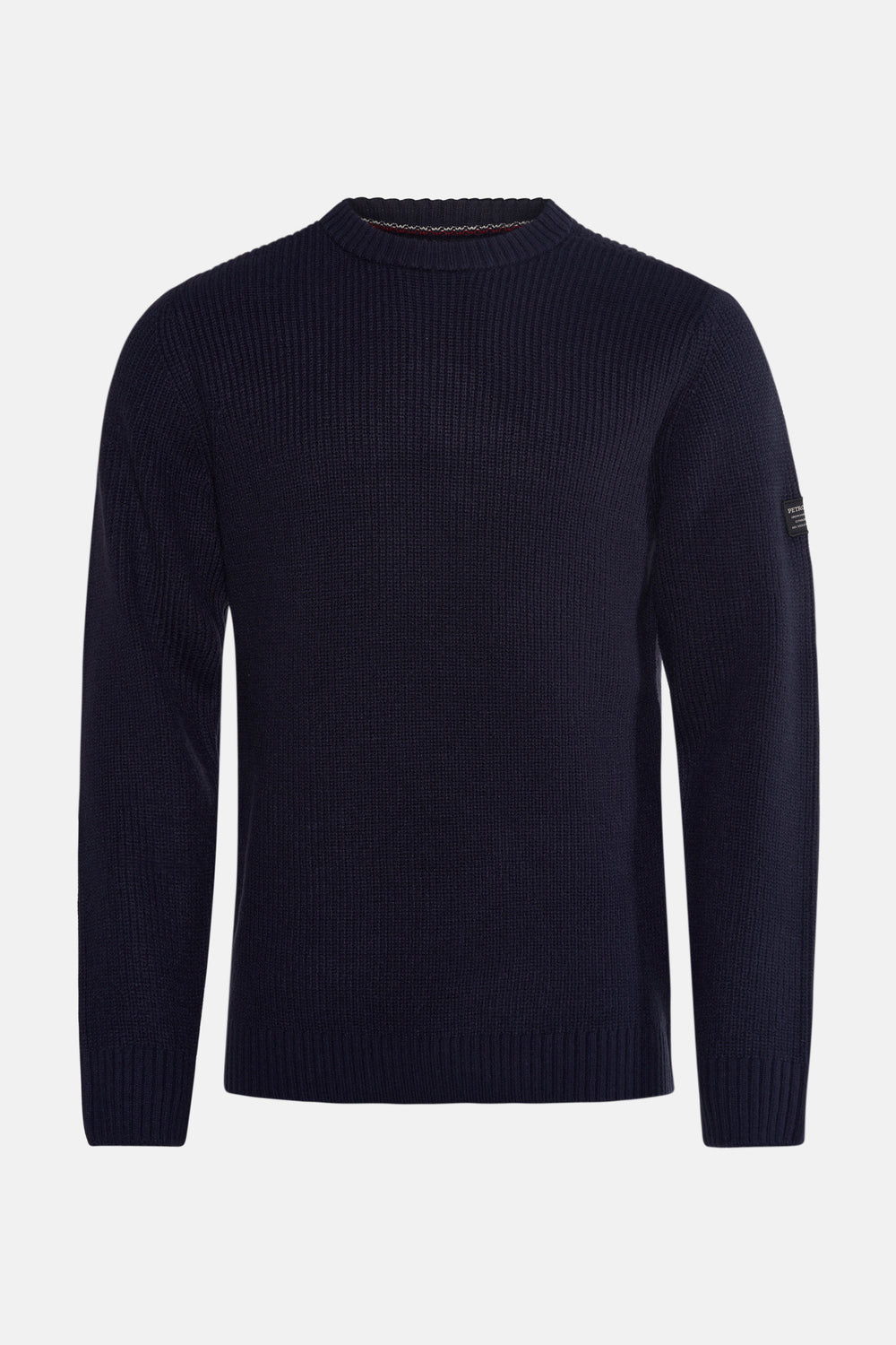 Pull met ronde hals - blauw