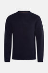 Pull met ronde hals - blauw