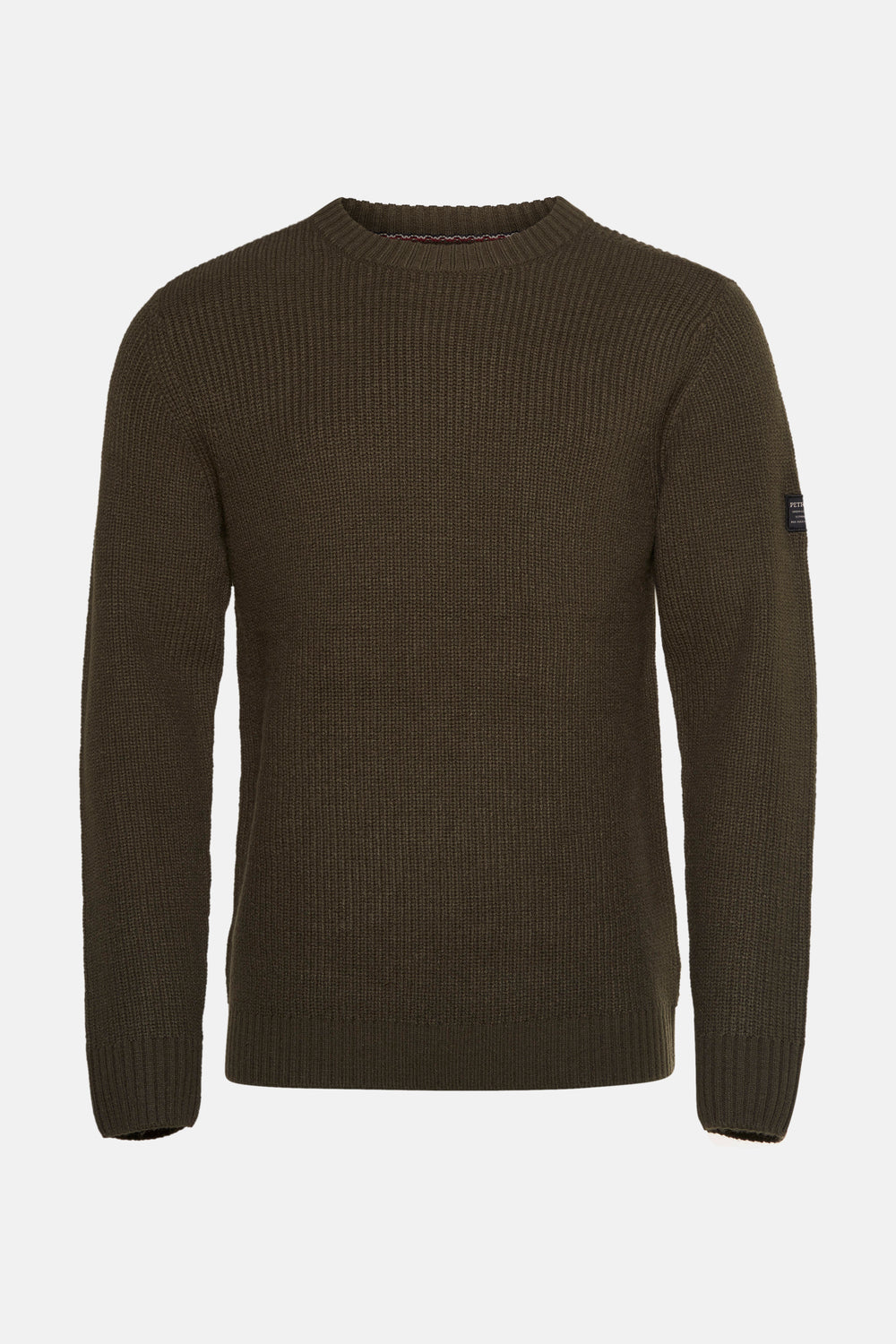 Pull met ronde hals - groen