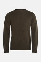 Pull met ronde hals - Kaki