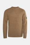 Pull met ronde hals - Beige