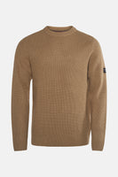 Pull met ronde hals - Beige
