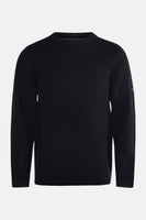 Pull met ronde hals - zwart