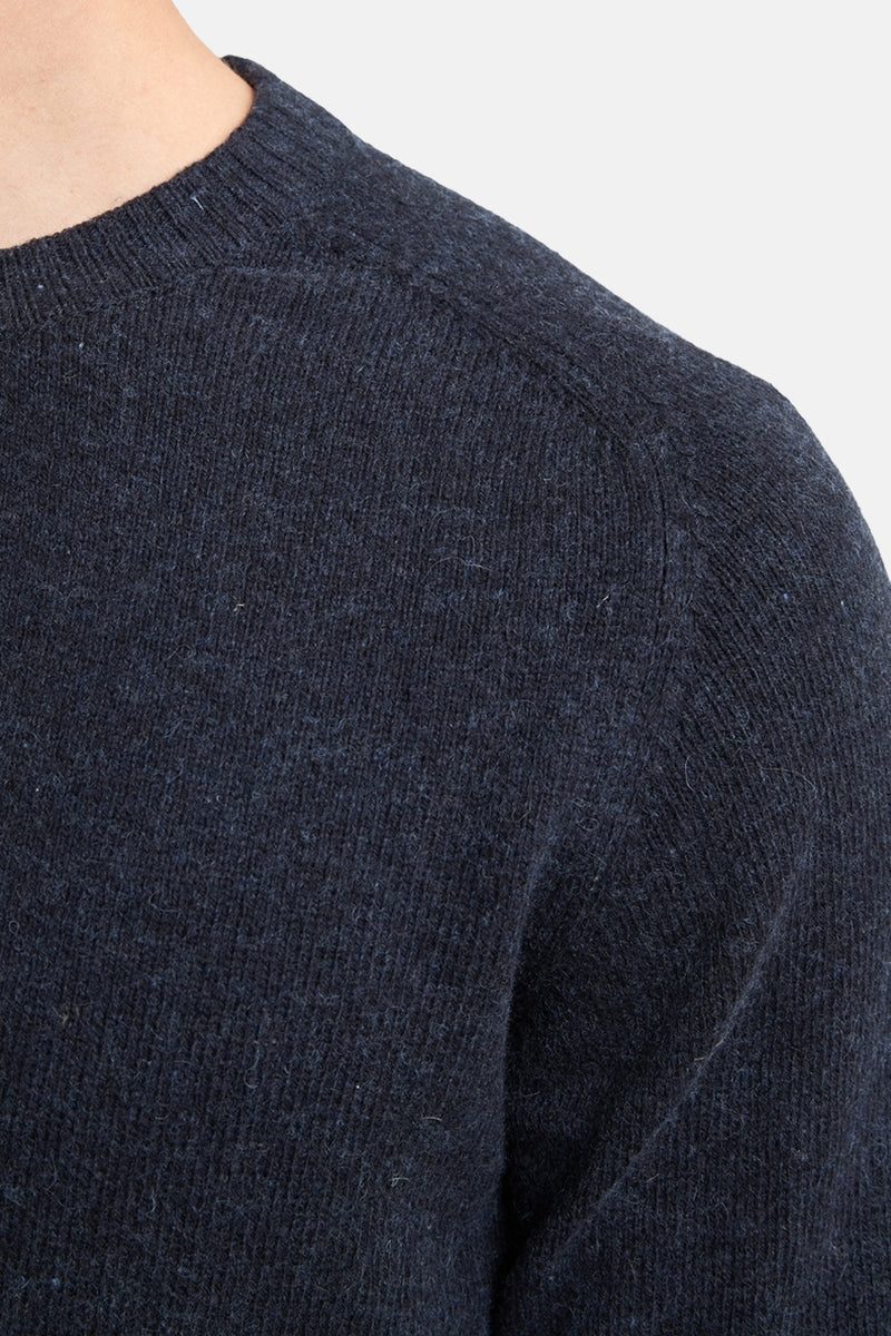 Pull met ronde hals - blauw