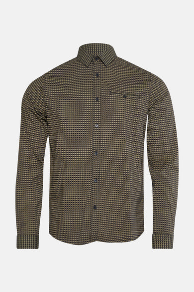 Men Shirt Long Sleeve AOP
