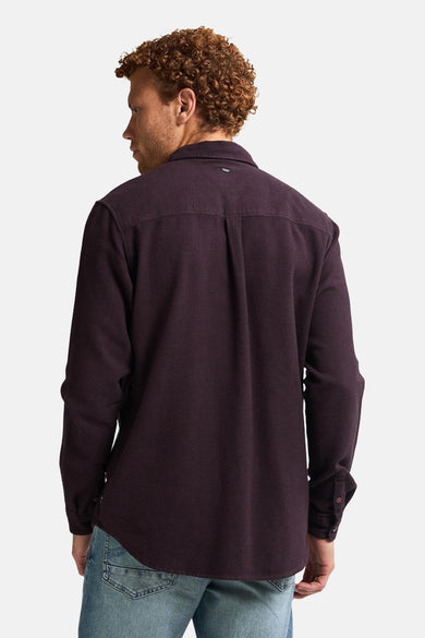 Hemd met lange mouwen - bordeaux