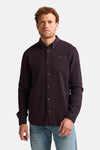 Hemd met lange mouwen - bordeaux