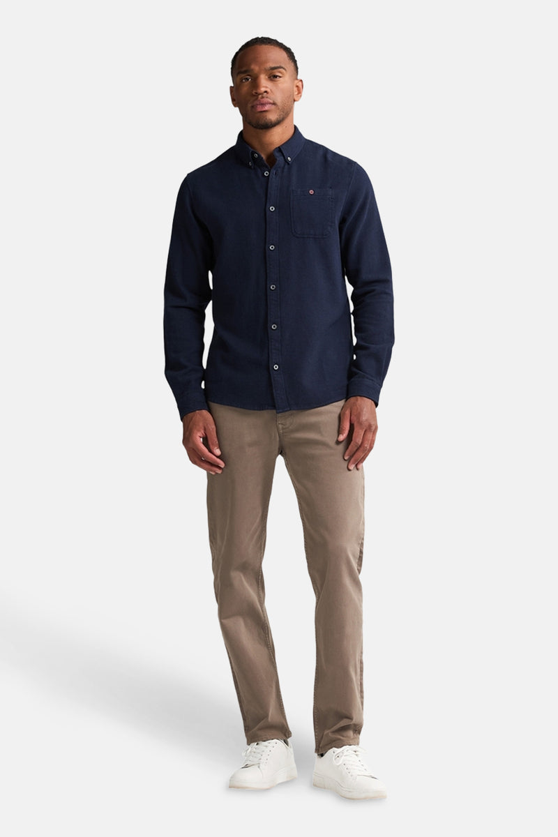 Hemd met lange mouwen - blauw