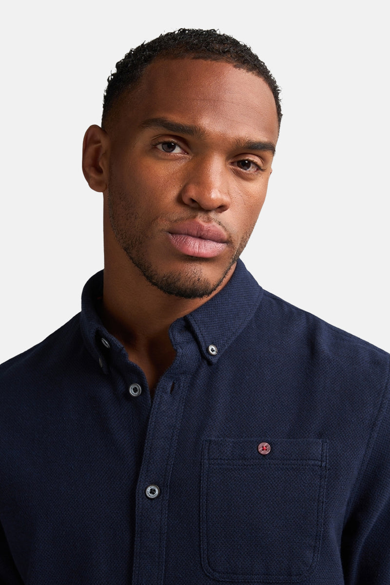 Hemd met lange mouwen - blauw