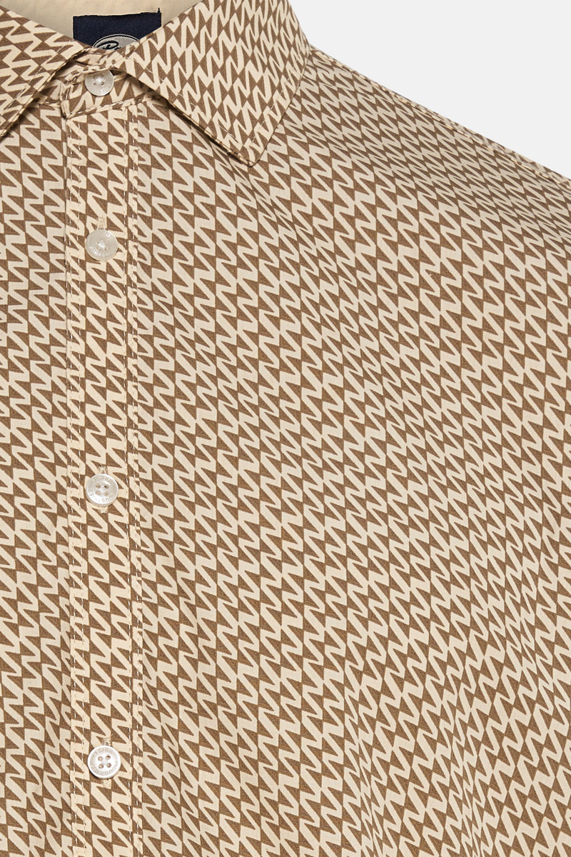 Hemd met lange mouwen - beige