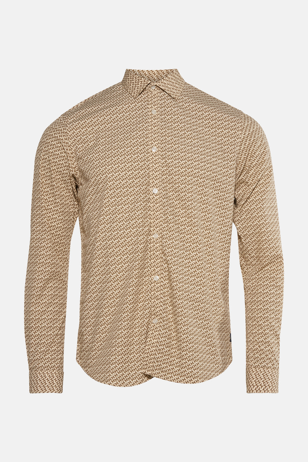 Hemd met lange mouwen - beige