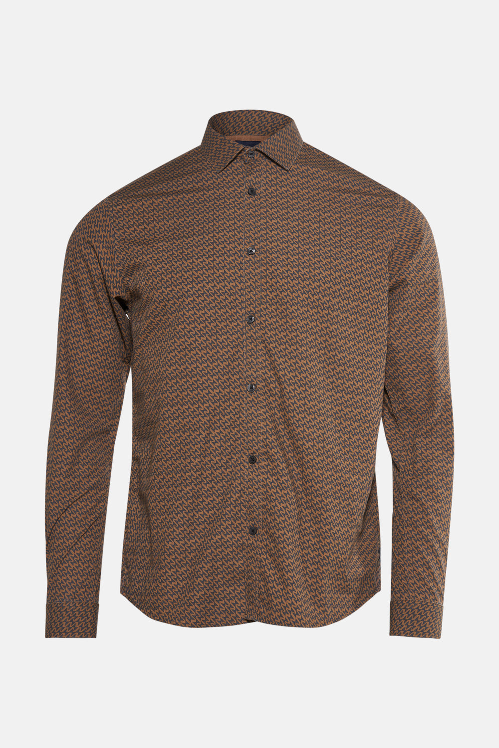 Hemd met lange mouwen - Bruin