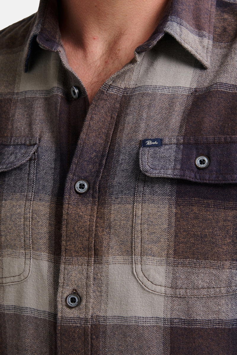 Men Shirt Long Sleeve Check