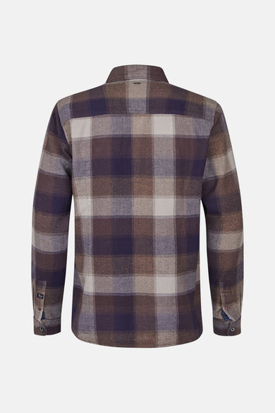 Men Shirt Long Sleeve Check