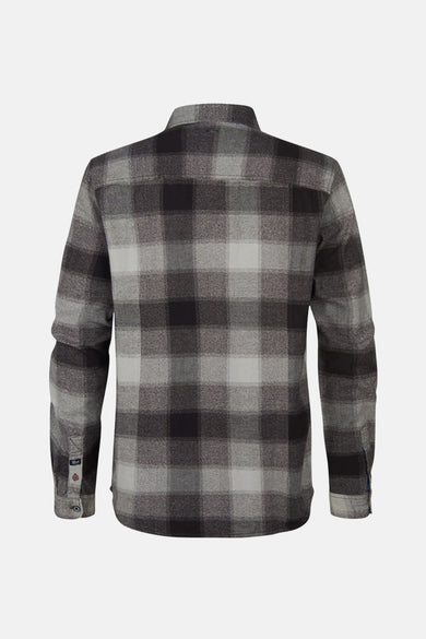 Men Shirt Long Sleeve Check