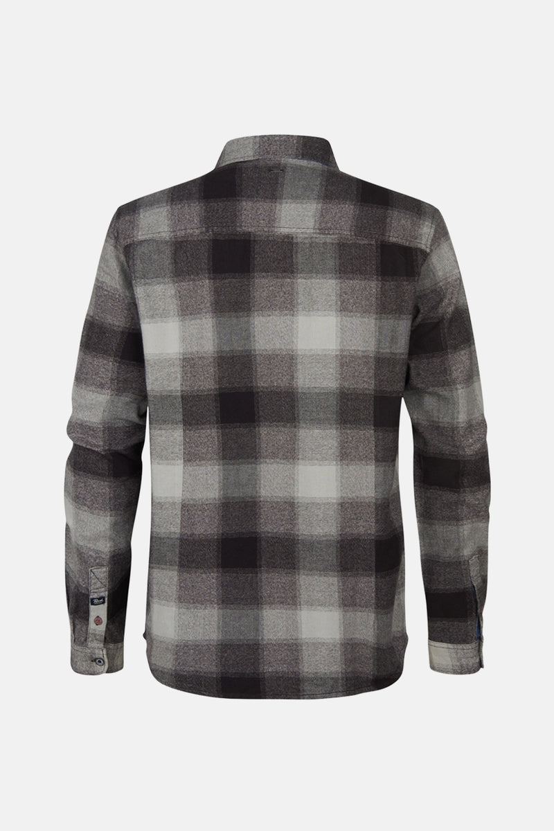 Men Shirt Long Sleeve Check