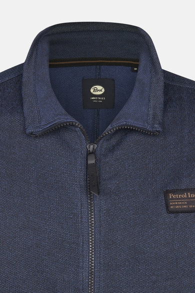 Men Sweater Collar Zip