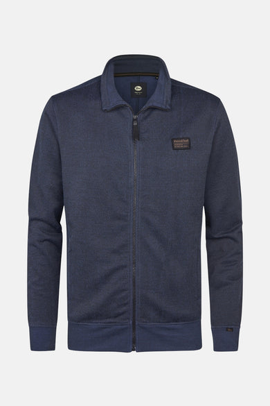 Men Sweater Collar Zip