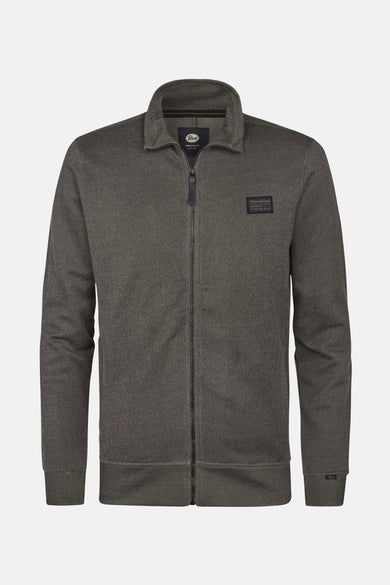 Men Sweater Collar Zip