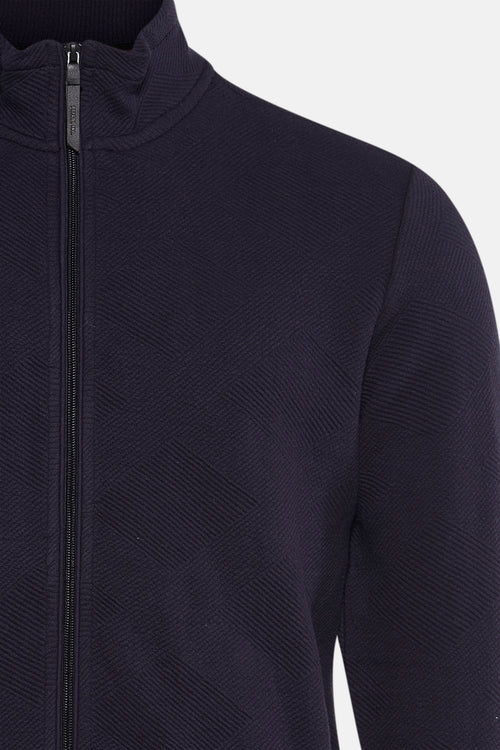 Men Sweater Collar Zip