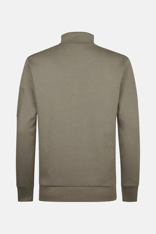 Men Sweater Collar Zip