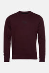 Bordeaux sweatshirt van Petrol Industries, met een discreet logo op de borst gedrukt.