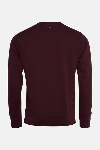 Bordeaux sweatshirt van Petrol Industries®, achterkant met een discreet label in de nek.