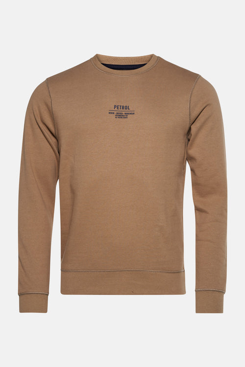 Sweat col rond Beige - Petrol Industries®