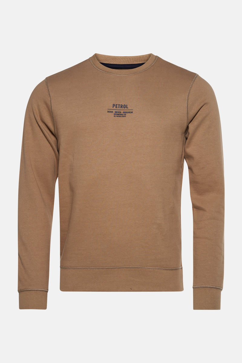 Sweat col rond Beige - Petrol Industries®
