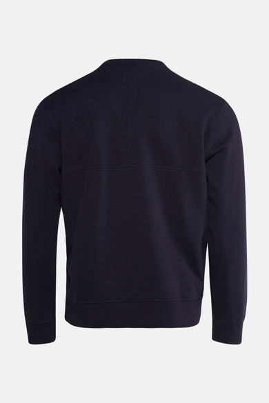 Pull met ronde hals - blauw