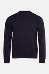 Pull met ronde hals - blauw