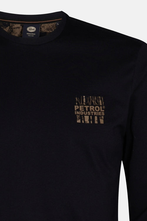 T-shirt (lange mouwen) zwart - Petrol Industries®
