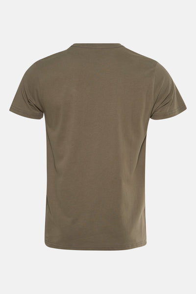 Groen T-shirt met korte mouwen van Petrol Industries, klassieke pasvorm met korte mouwen.