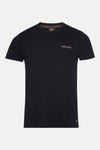 Zwart T-shirt met korte mouwen van Petrol Industries®, met discreet logo op de voorkant.