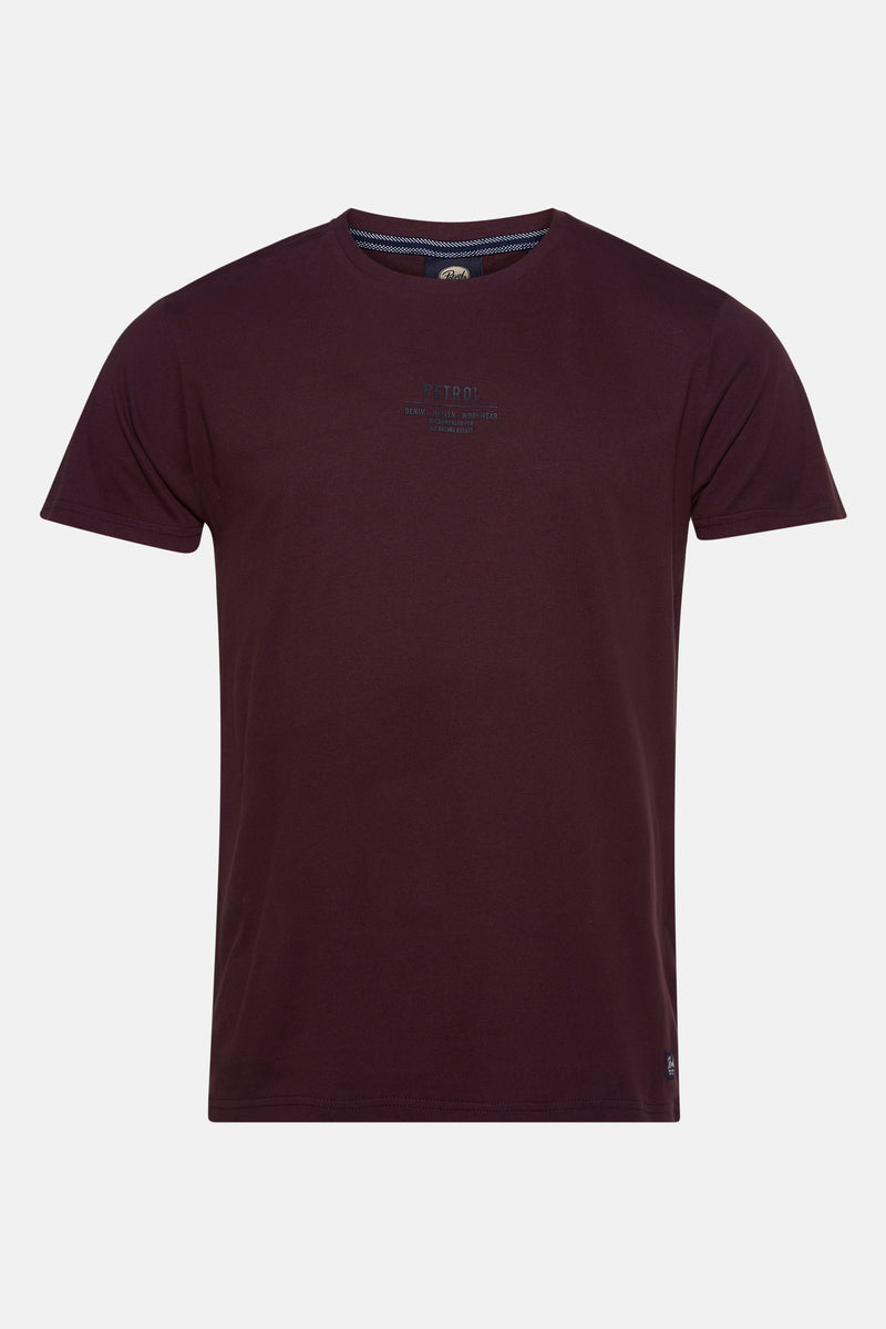 T-shirt à manches courtes - bordeaux