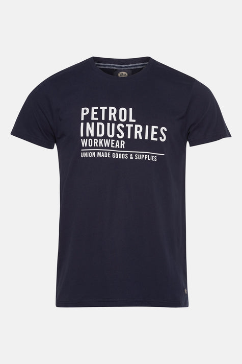 T-shirt (korte mouwen) Blauw - Petrol Industries®