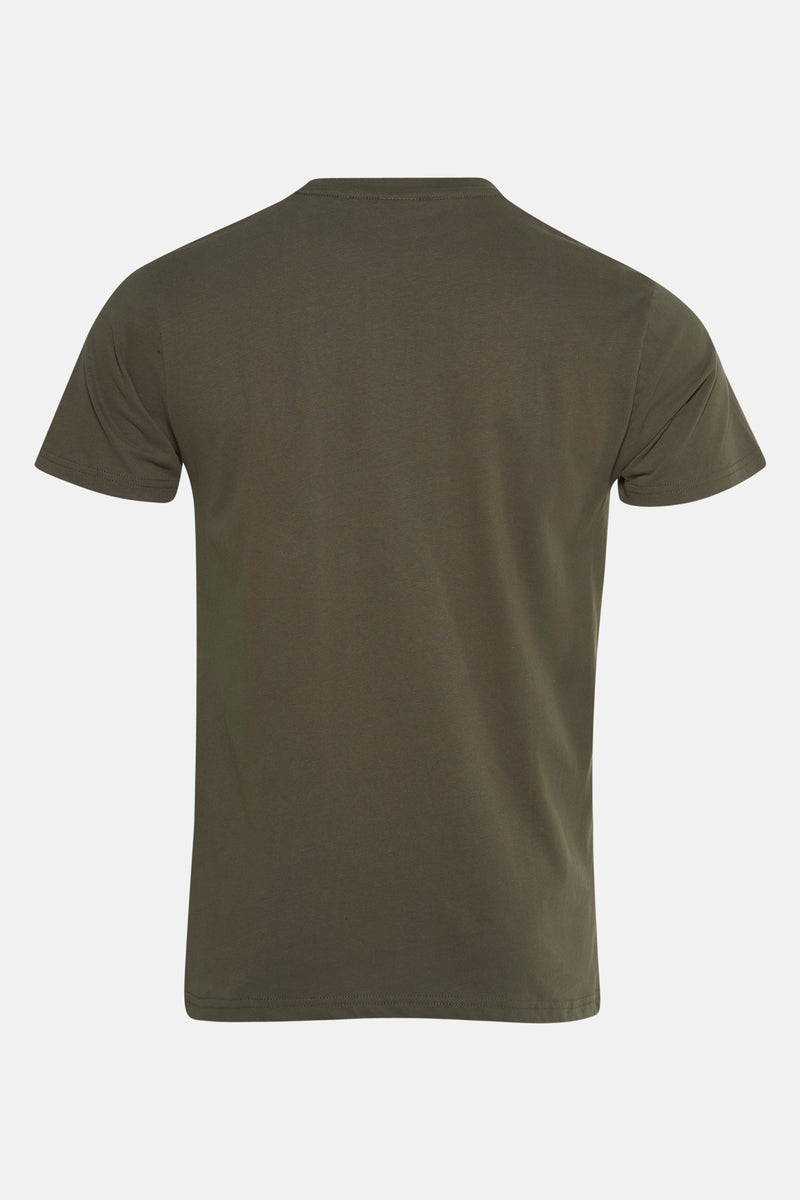T-shirt met korte mouwen - Kaki