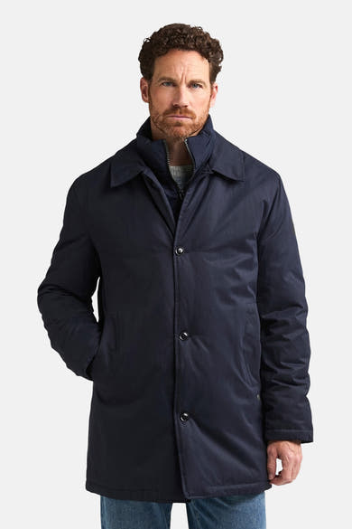 Veste longue - bleu