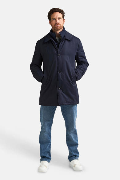 Veste longue - bleu