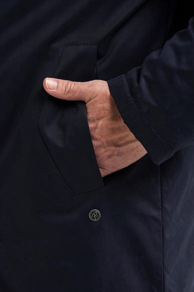 Veste longue - bleu