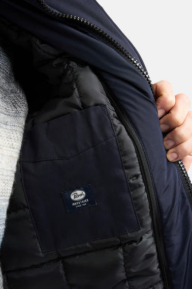 Veste longue - bleu