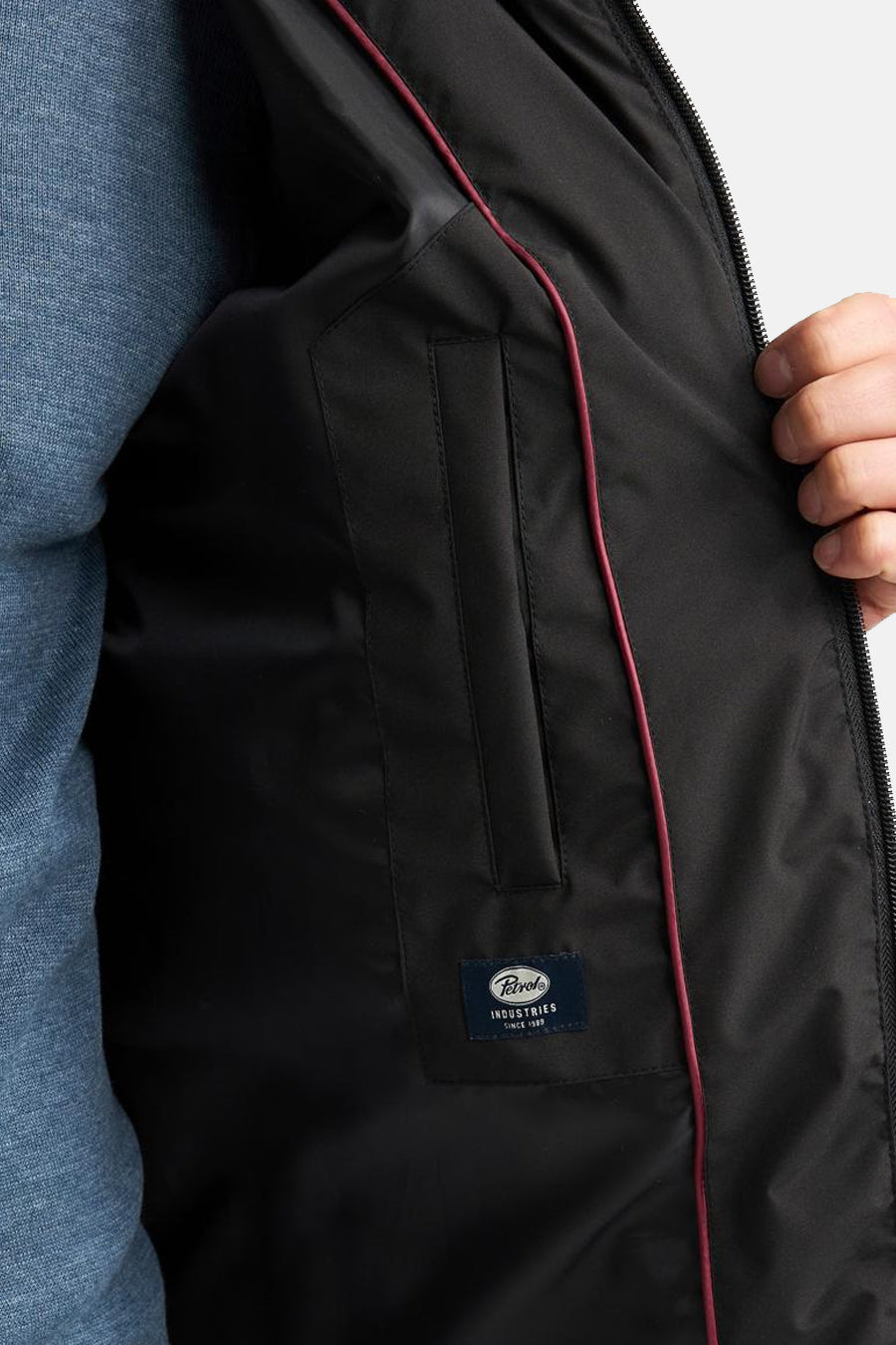 Veste longue - noir