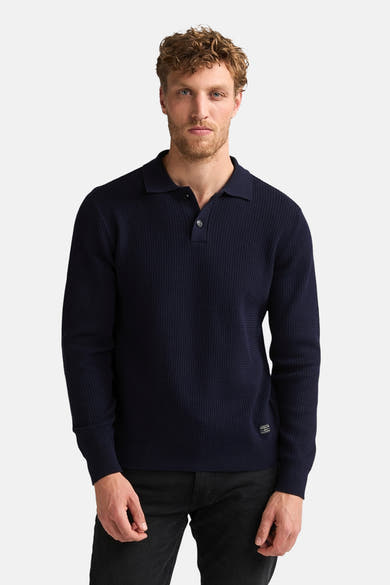 Pull col roulé bleu - Petrol Industries®