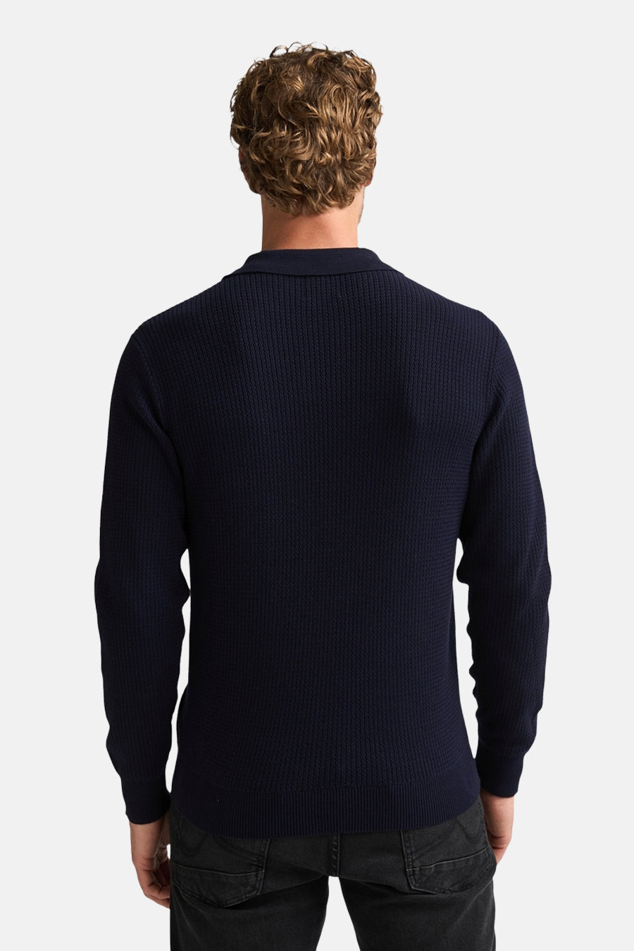 Pull col roulé bleu - Petrol Industries®