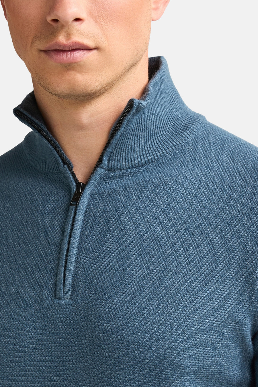 Pull col roulé bleu - Petrol Industries®