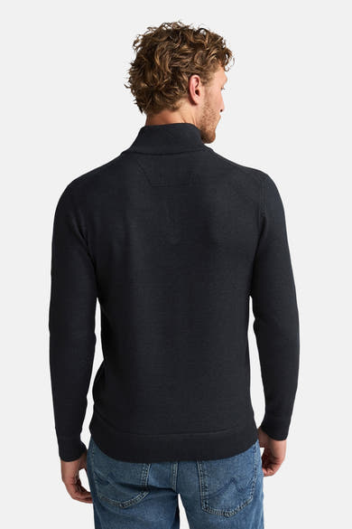 Pull col roulé noir - Petrol Industries®