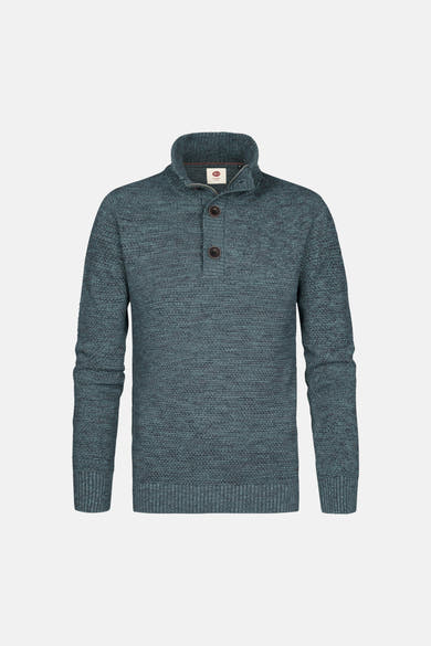 Pull à col roulant - bleu