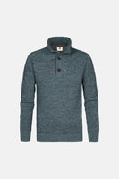 Pull à col roulant - bleu